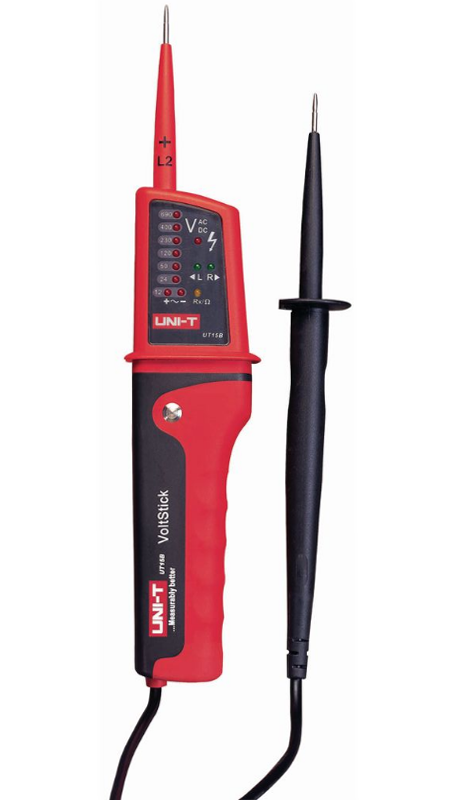 Testeur Uni-T-tension et continuité IP65 LED Visual/son