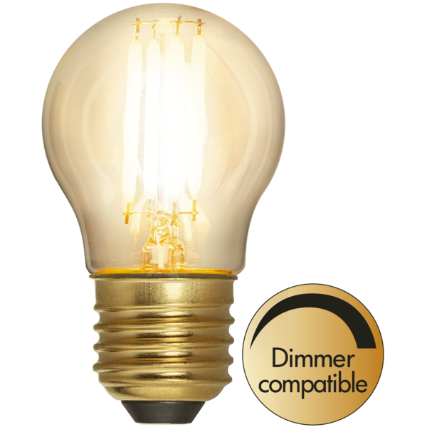 Star Trading - LED lampe E27 G45 Soft Glow - 4.0W - 2100K - Dimmable