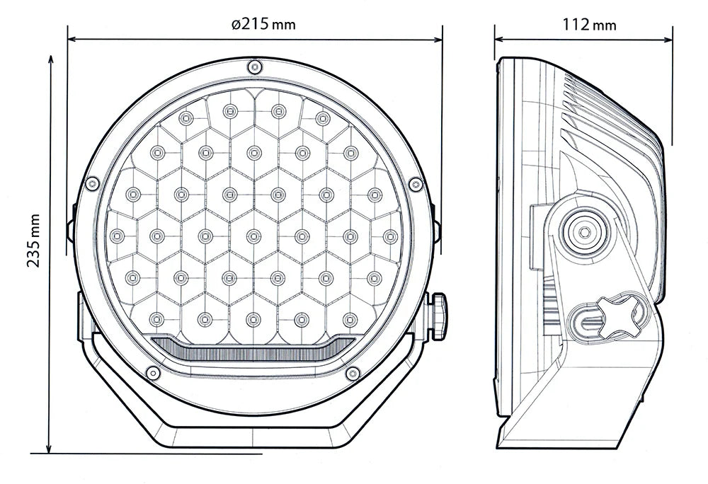 LED BNB | NBB Alpha 225 LED Lumière supplémentaire | PRO