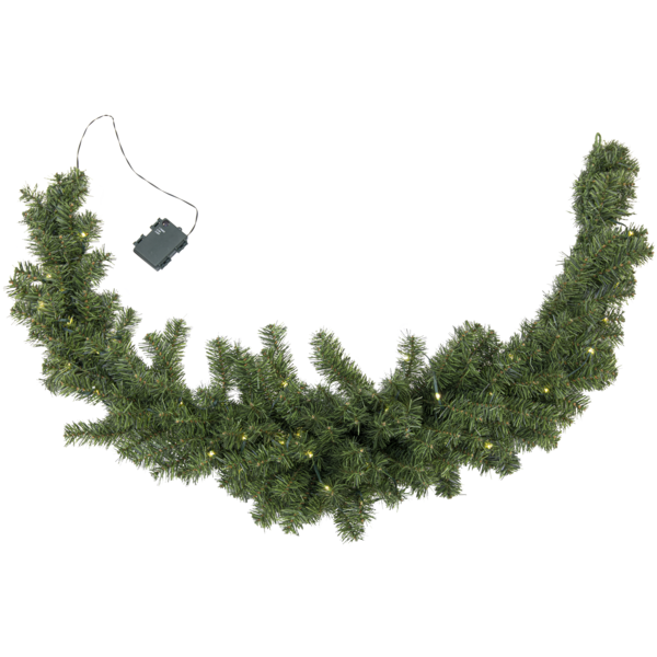 Star Trading - Girland Ottawa - 30cm - vert