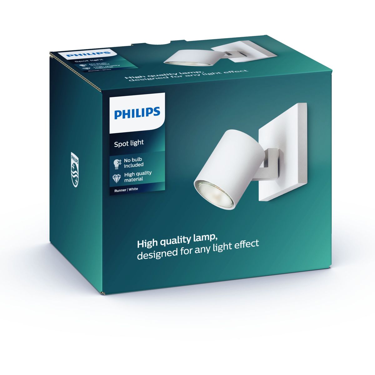 Philips - Runner Single Spot blanc 1x50w 230V