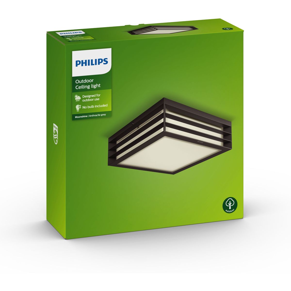 Philips - Moonshine Pendant plafond anthracite 2x