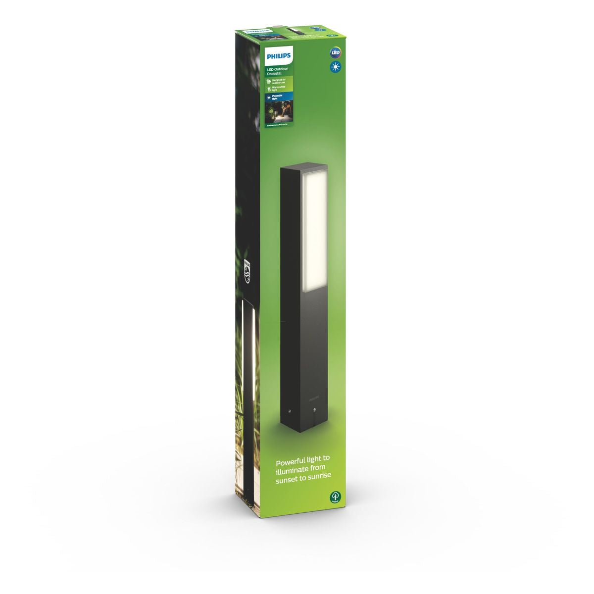 Philips - Stratosphère piédestal anthracite 2x4,5w