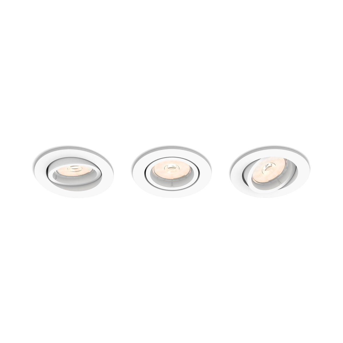 Philips - Enneper Round 230V blanc encastré