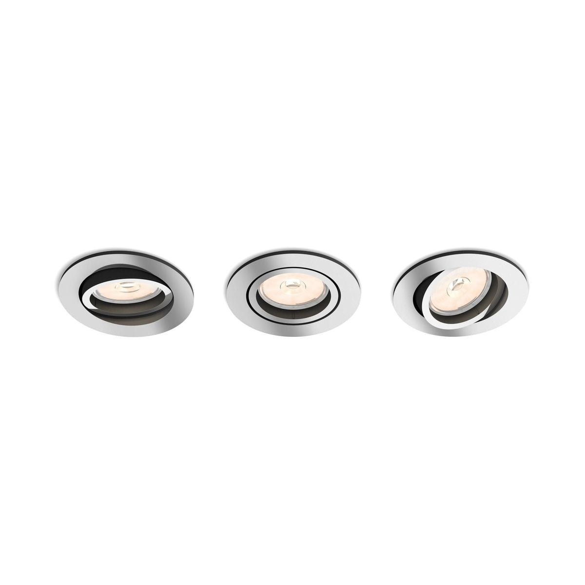 Philips - Donegal encastré Chrome 3xnw 230V