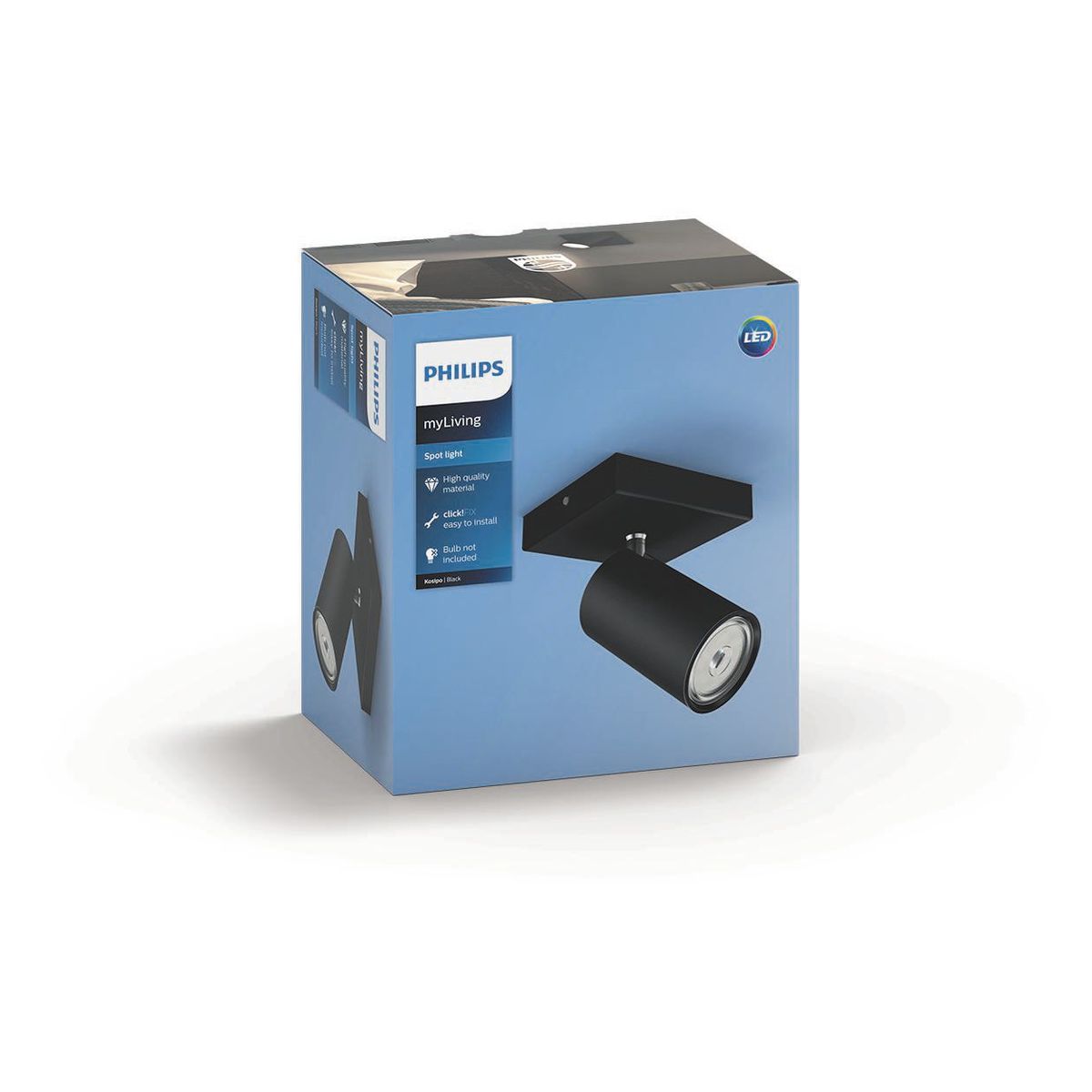 Philips - Kosipo Single Spot noir 1xnw 230V