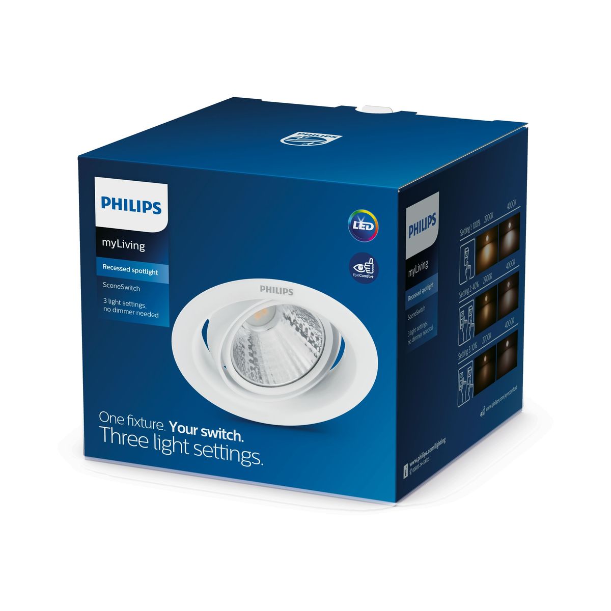 Philips - 59554pomeron DIM 070 3W 27K EU RECHÉDÉ