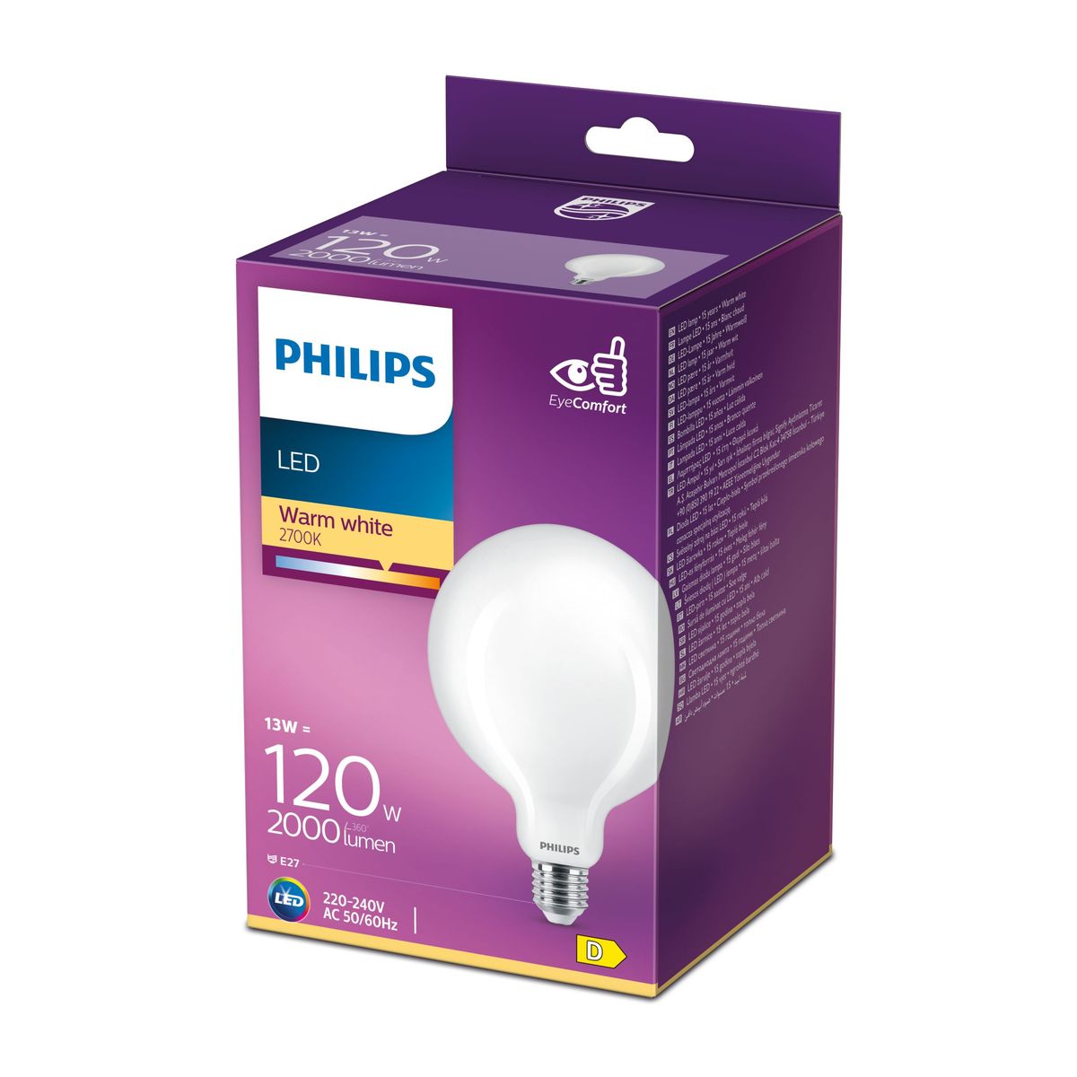 Philips - LED CLA 120W G120 E27 WW FR ND RFSRT4