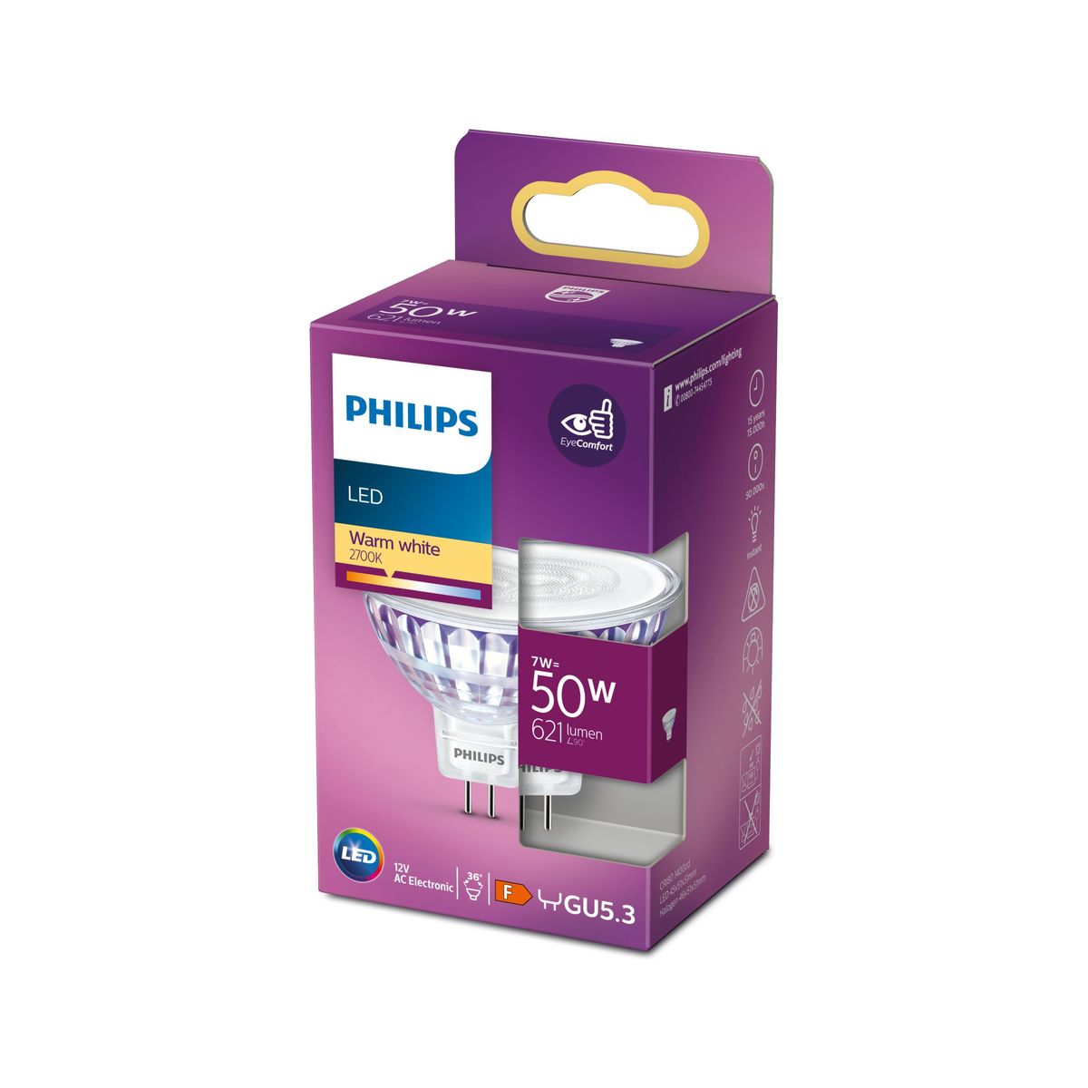 Philips - LED 50W MR16 WW 36d RF ND SRT4