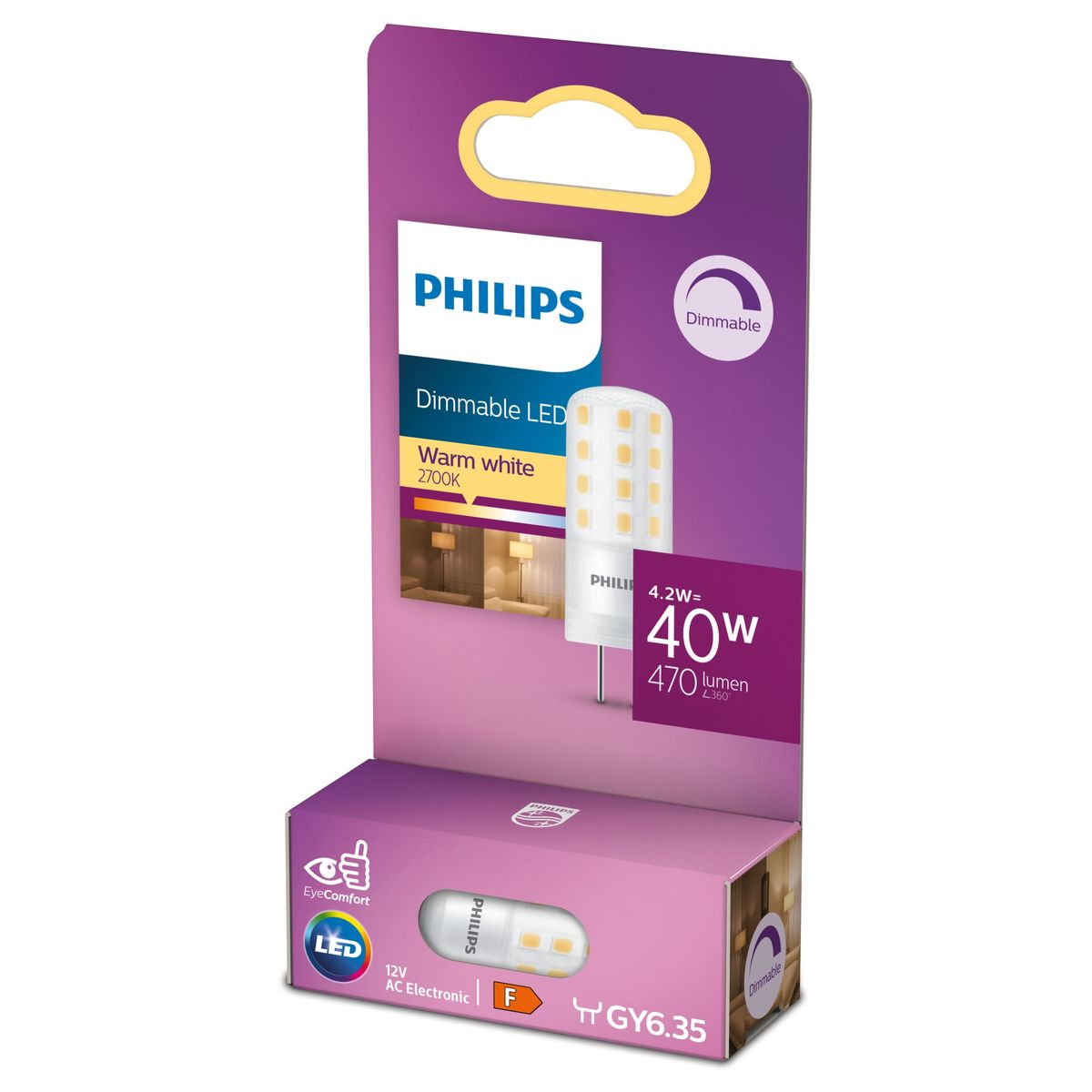 Philips - LED 40W GY6.35 WW 12V D SRT6