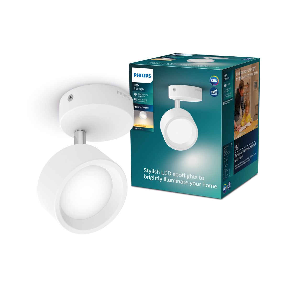 Philips - Bracia Spot WH 1x5.5W 27K HV