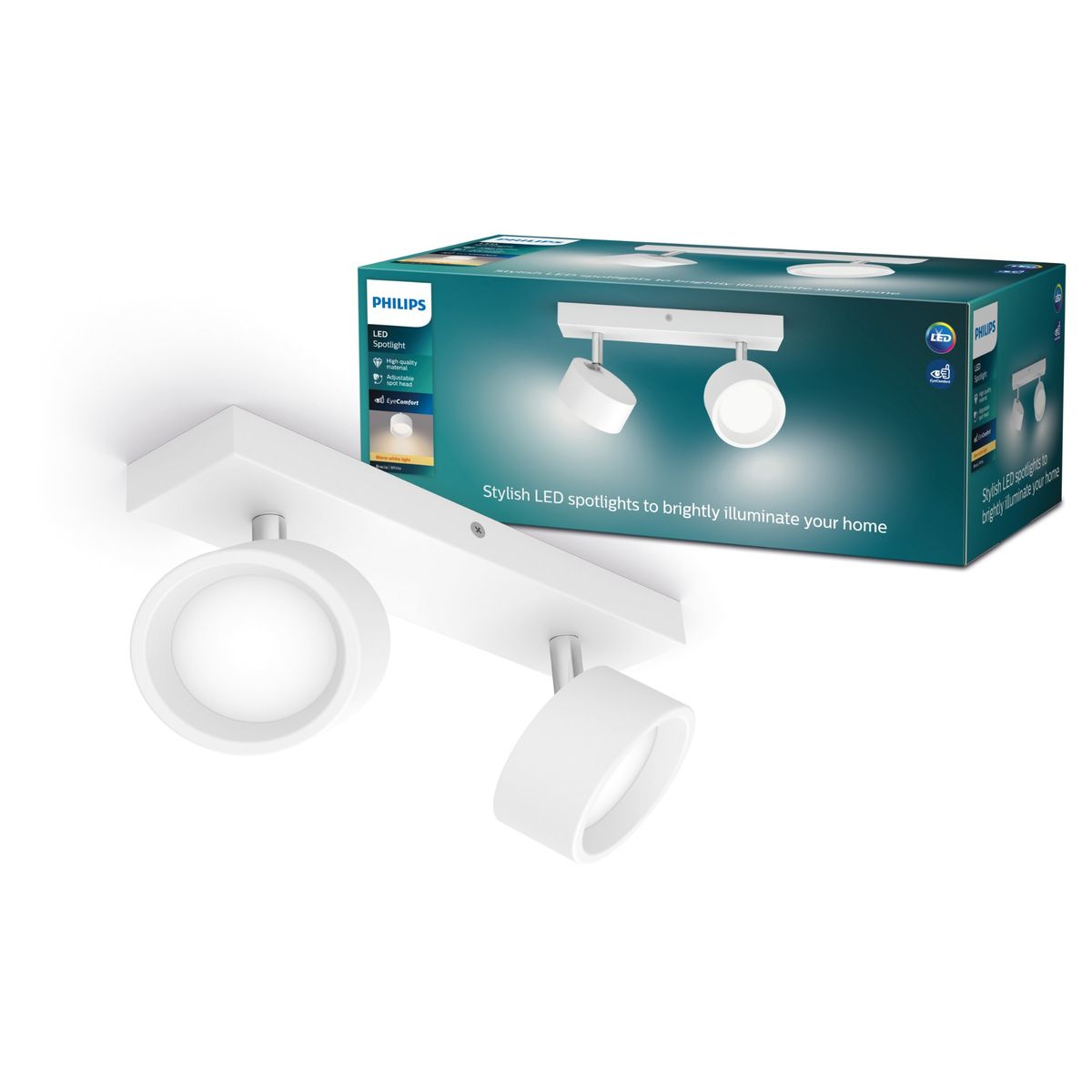 Philips - Bracia Spot WH 2x5.5W 27K HV