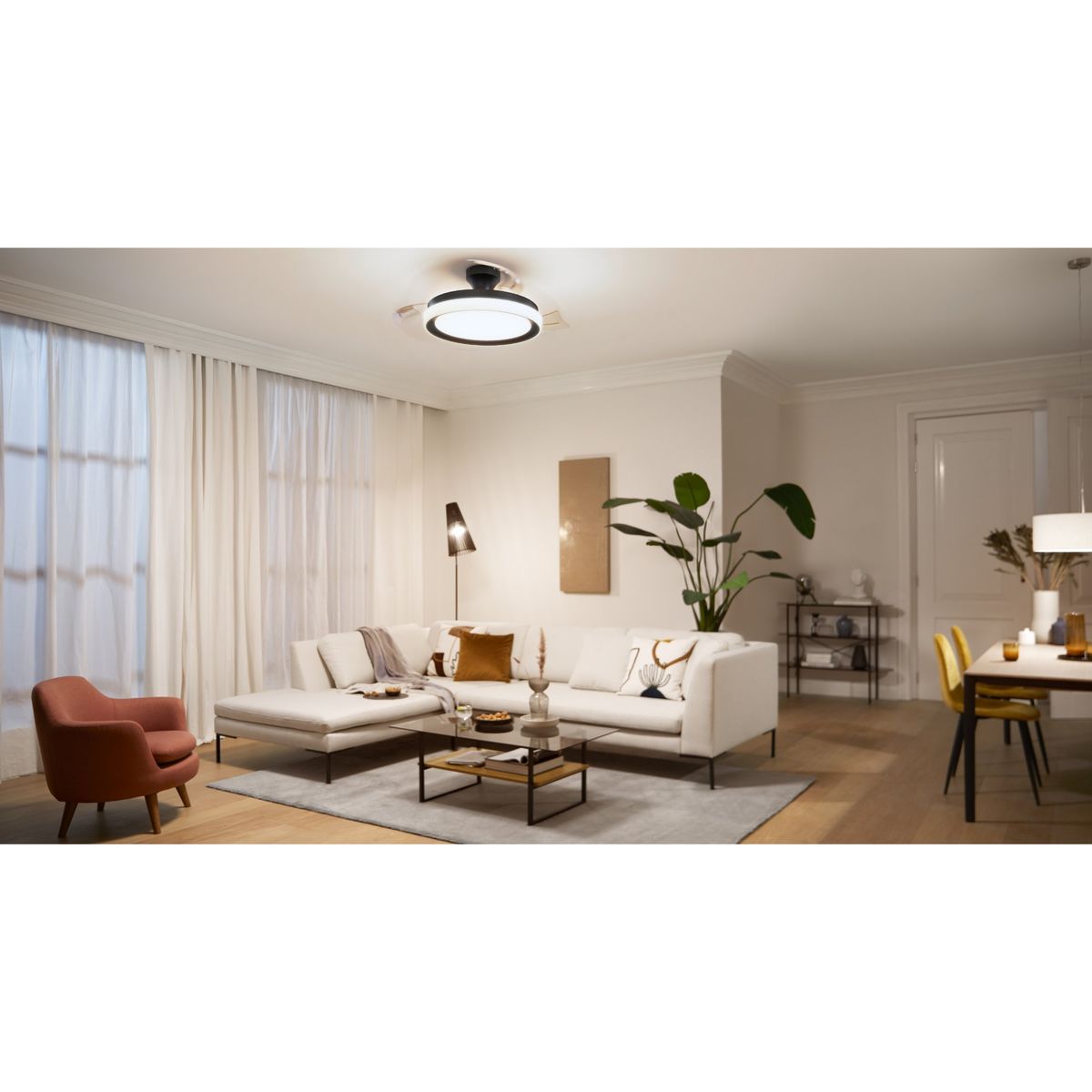 Philips - Bliss DC Fan Plafond 28W + 35W TW Black