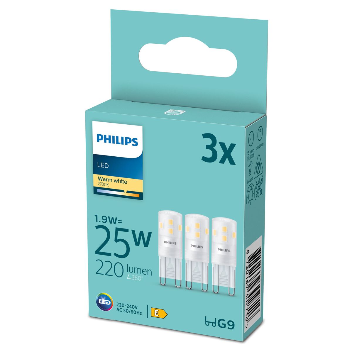 Philips - Disque LED 25W G9 WW ND 3PF/6