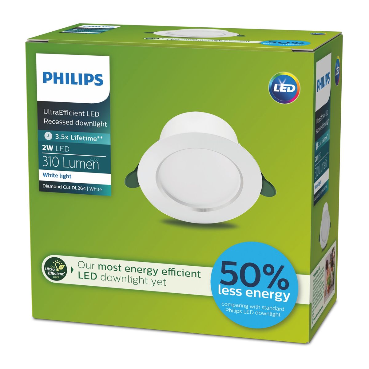 Philips - Diamond Cut Ultra Efficient 80 30K