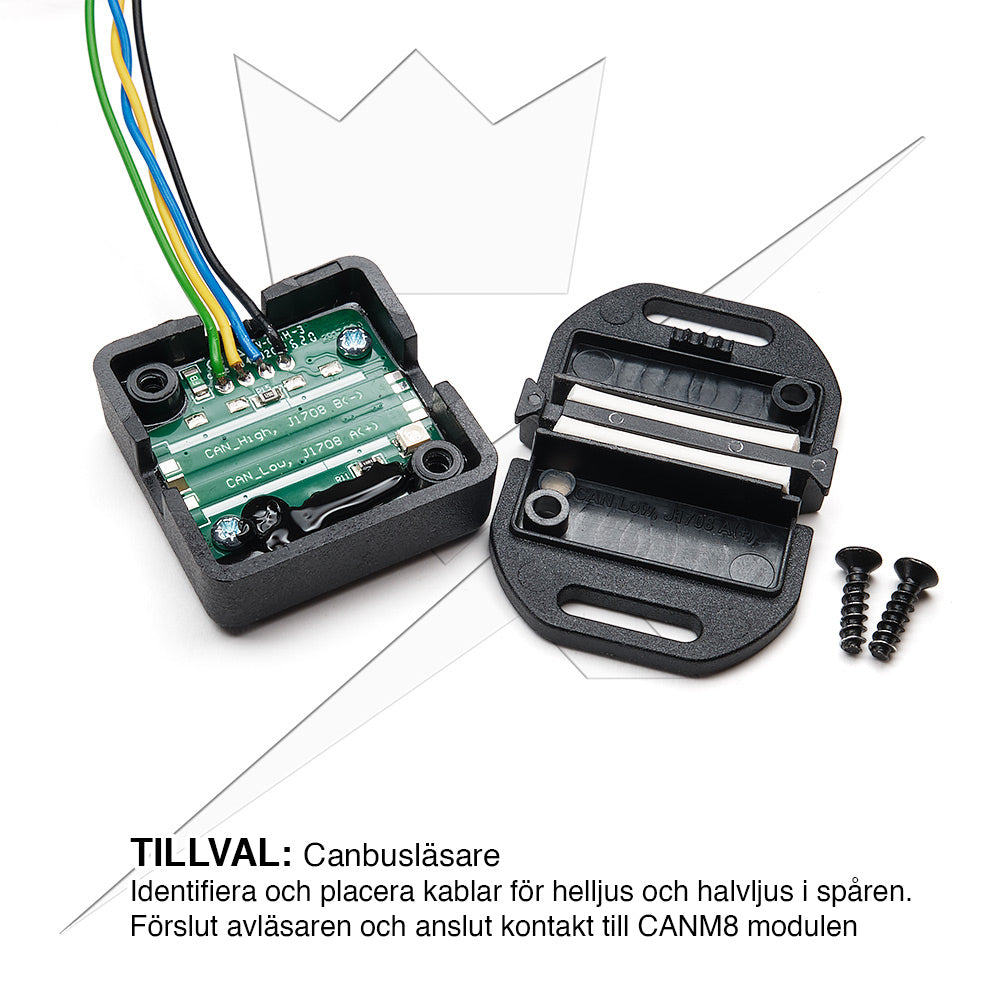 CANM8 – Signal de courant de commande vers lumière supplémentaire 12 V