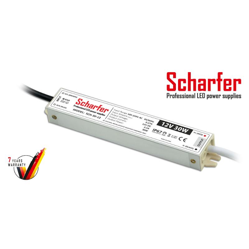 Transformateur 230V AC à 12V DC 30W