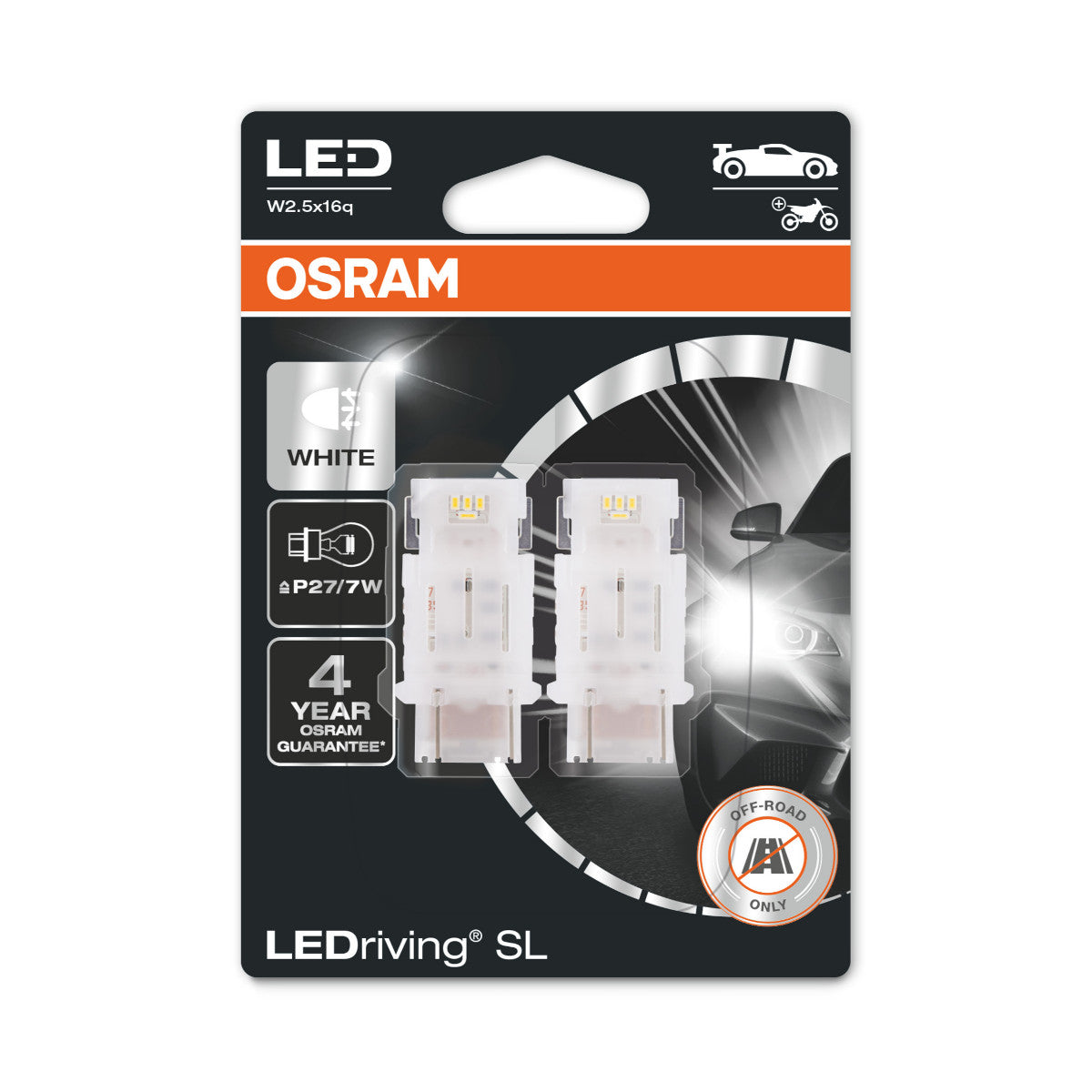 Osram LED Rring Sl - Off-Road P27-7W - Blanc