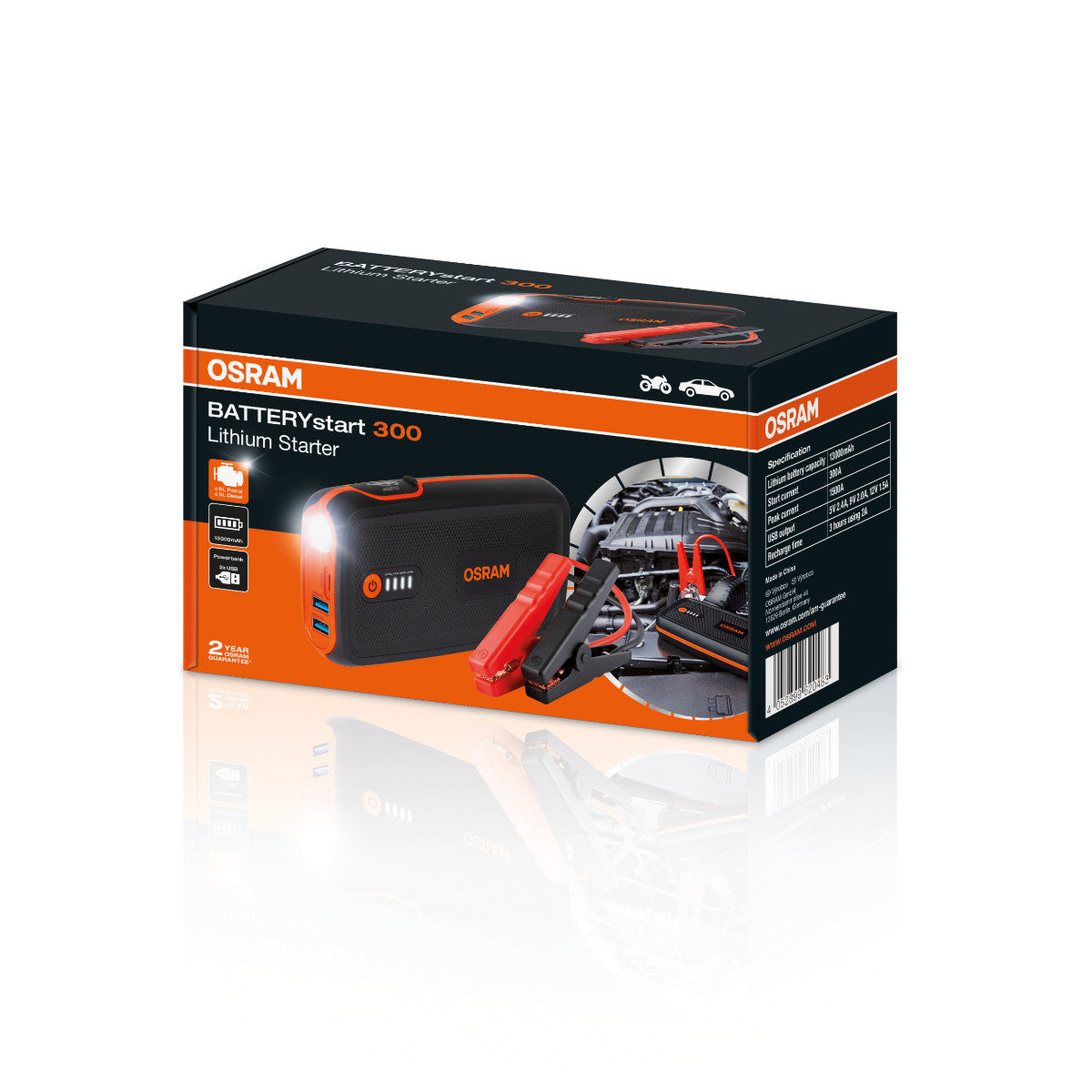 Démarrer de la batterie Osram - 300 Lithium Starter
