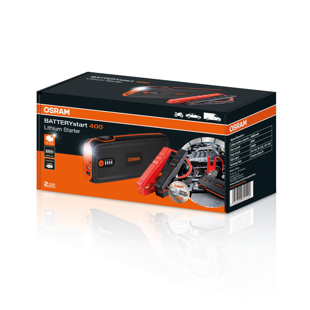 Démarrer de la batterie Osram - 400 Lithium Starter