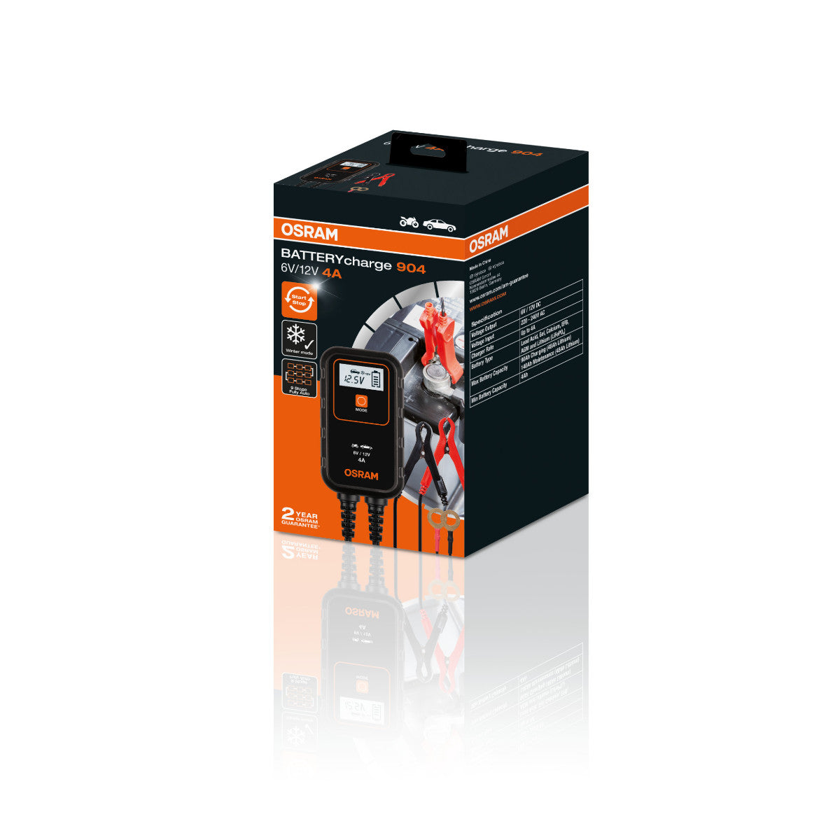 Charge de batterie OSRAM - 904 Chargeur de batterie intelligent