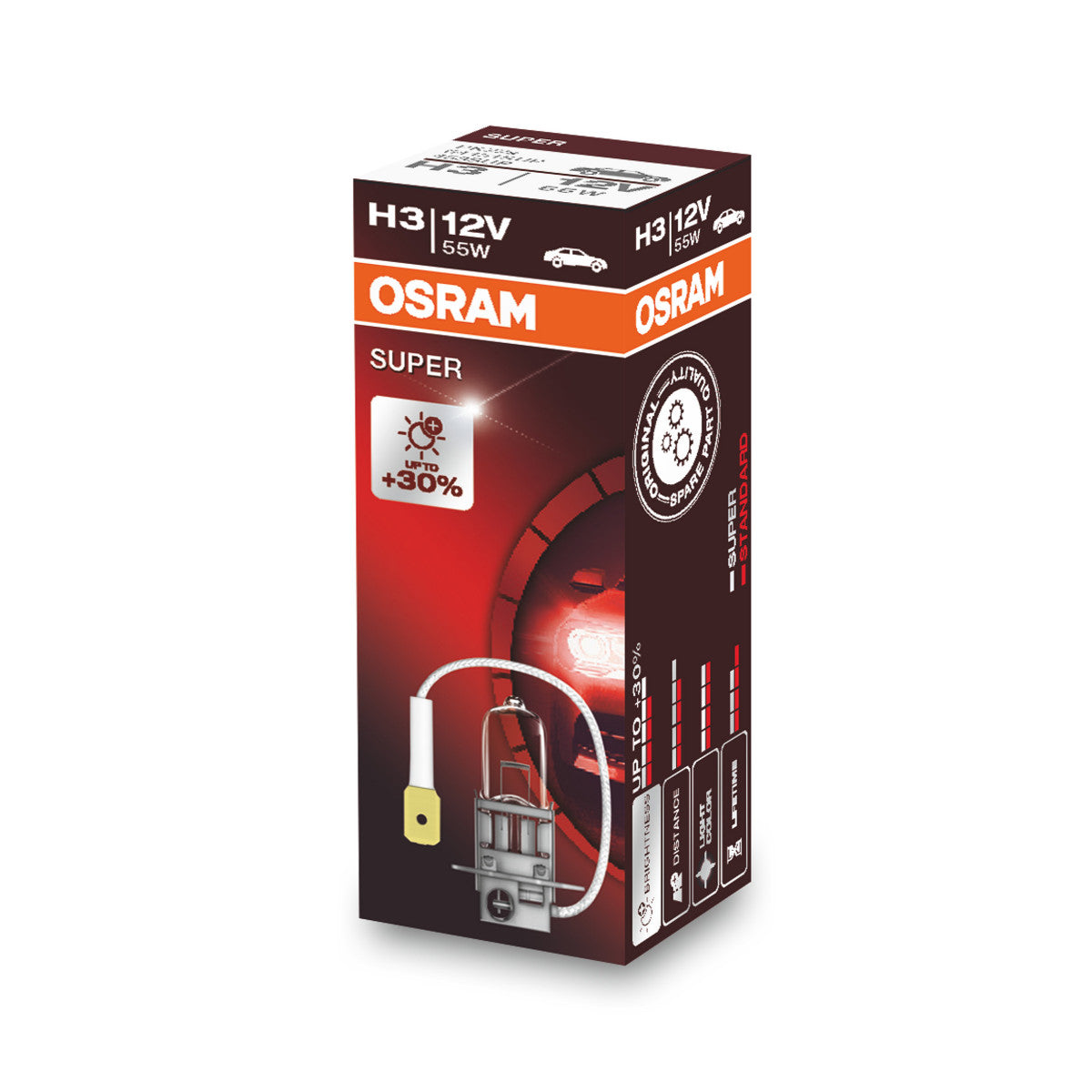 OSRAM Super - H3 Halogen Headlight Lampe
