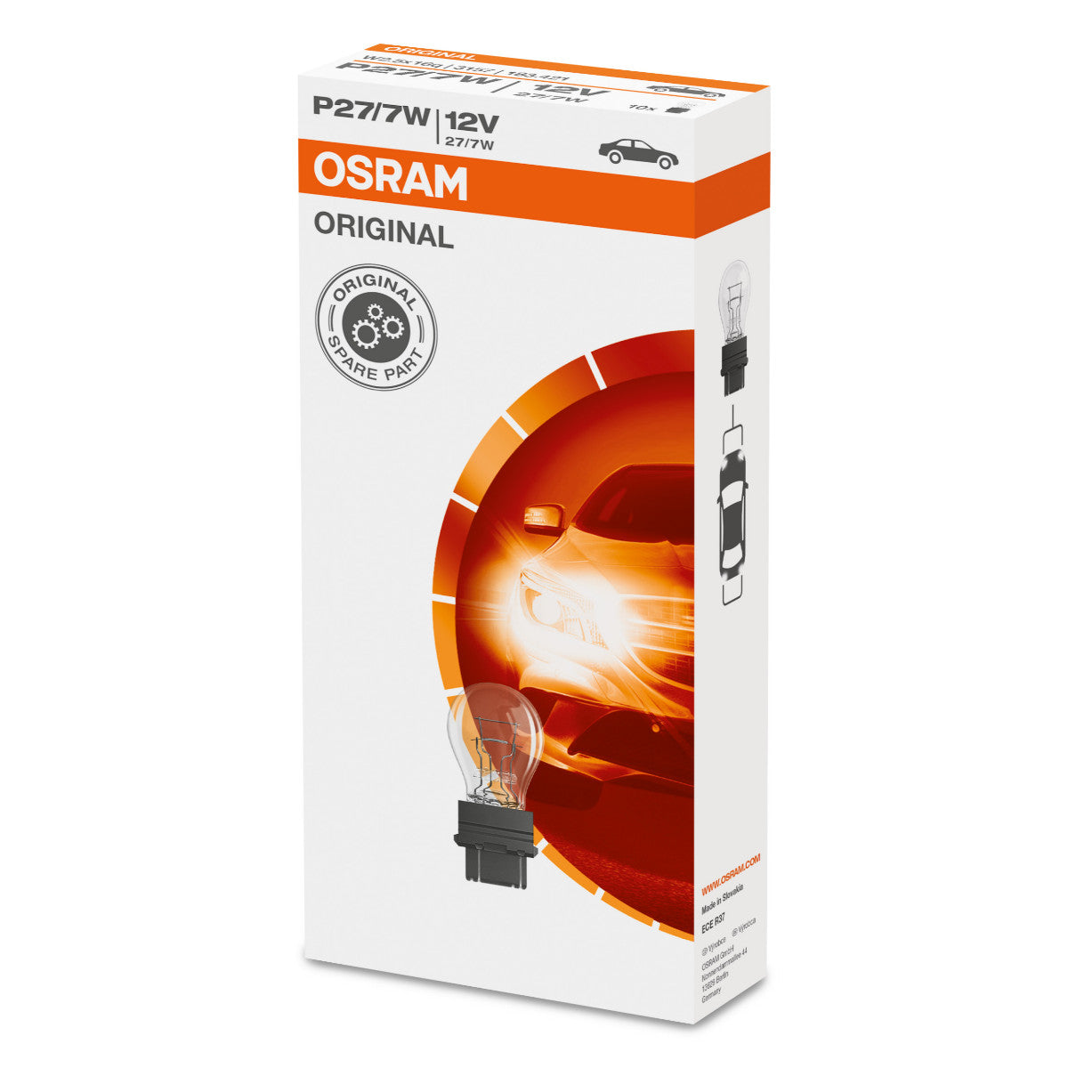 OSRAM S8 CEDGE BASE - P27-7W Lampe légère supplémentaire