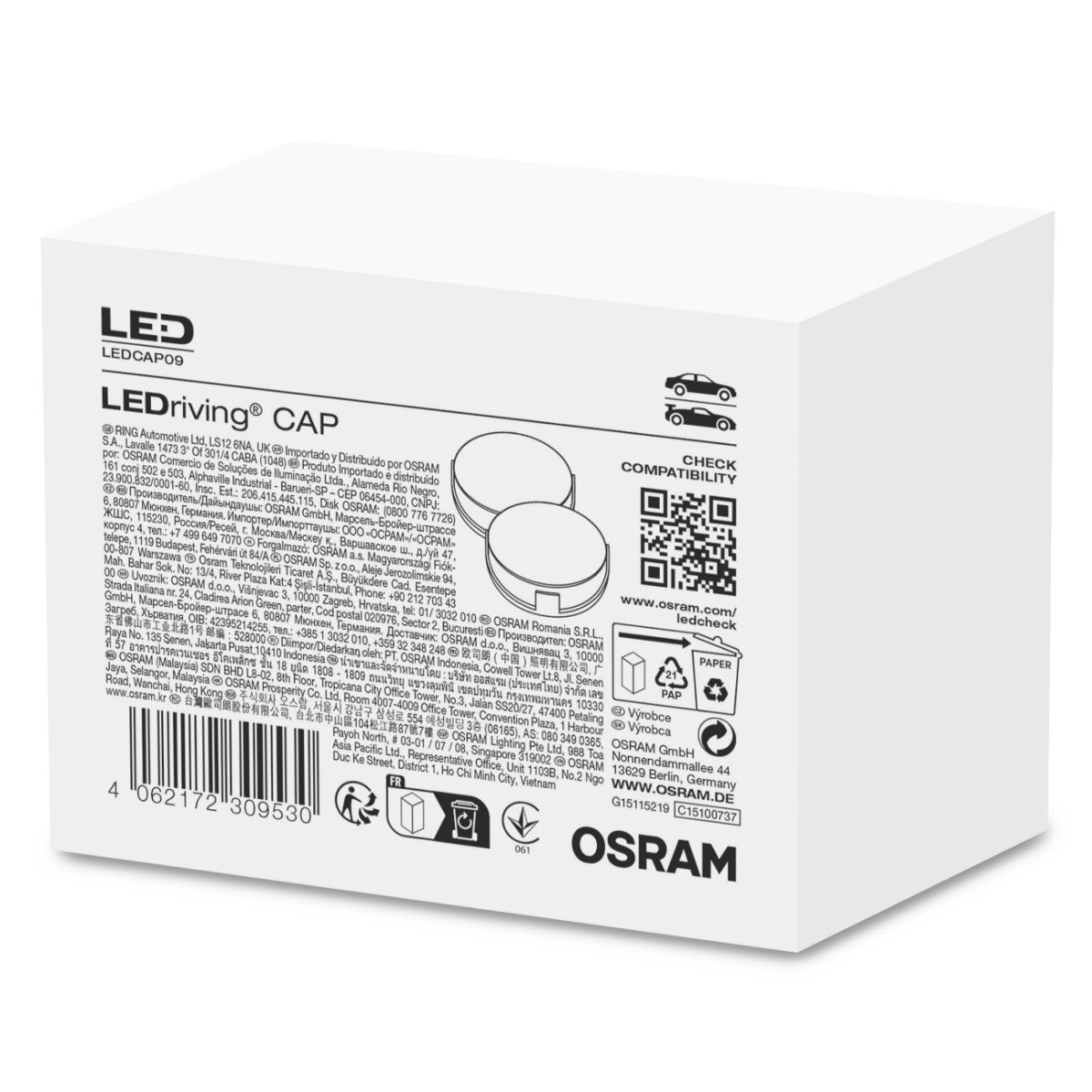 OSRAM LED Rriving Cap - LEDCAP09