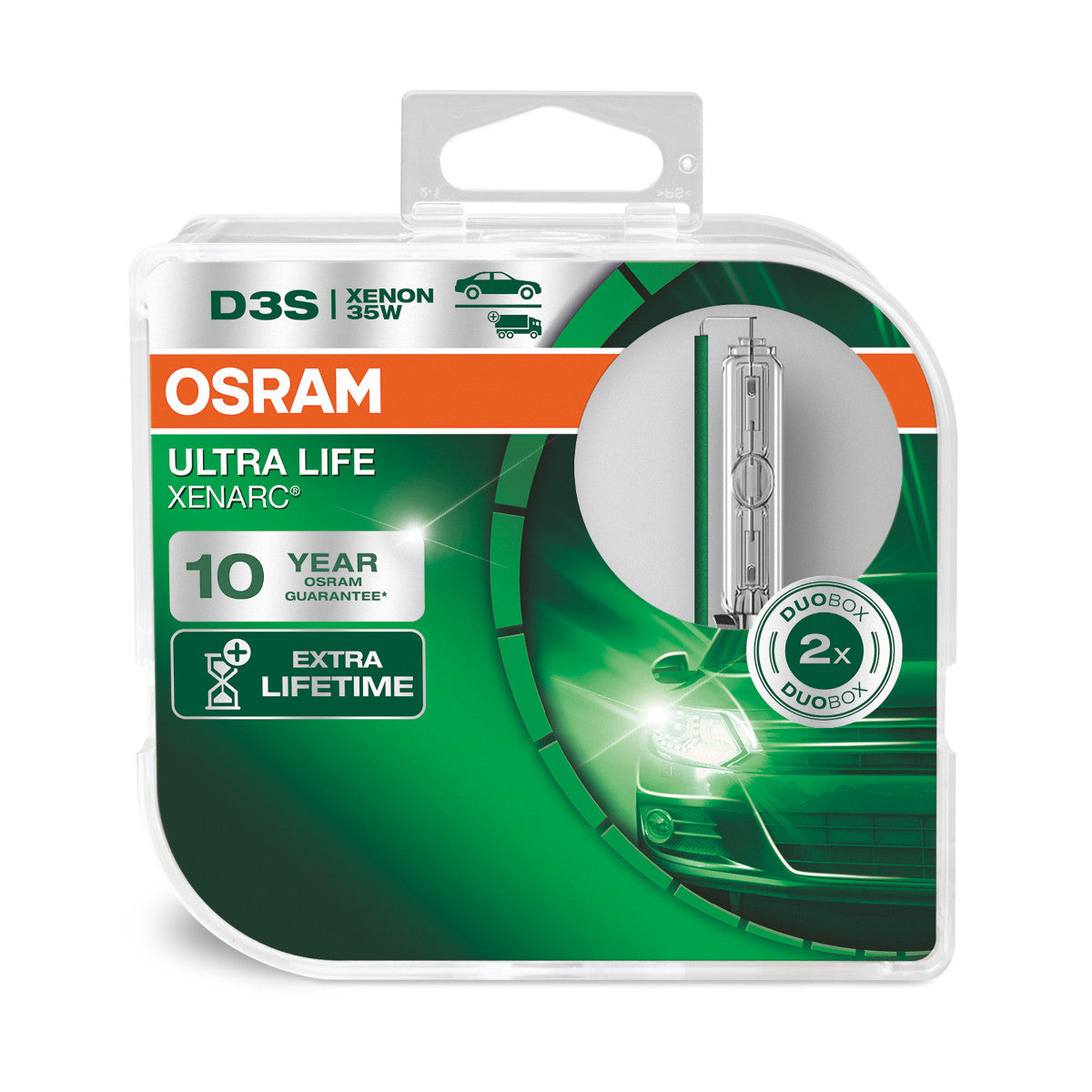 Osram Xenarc Ultra Life - D3S Hid Headligted - 2 -pack