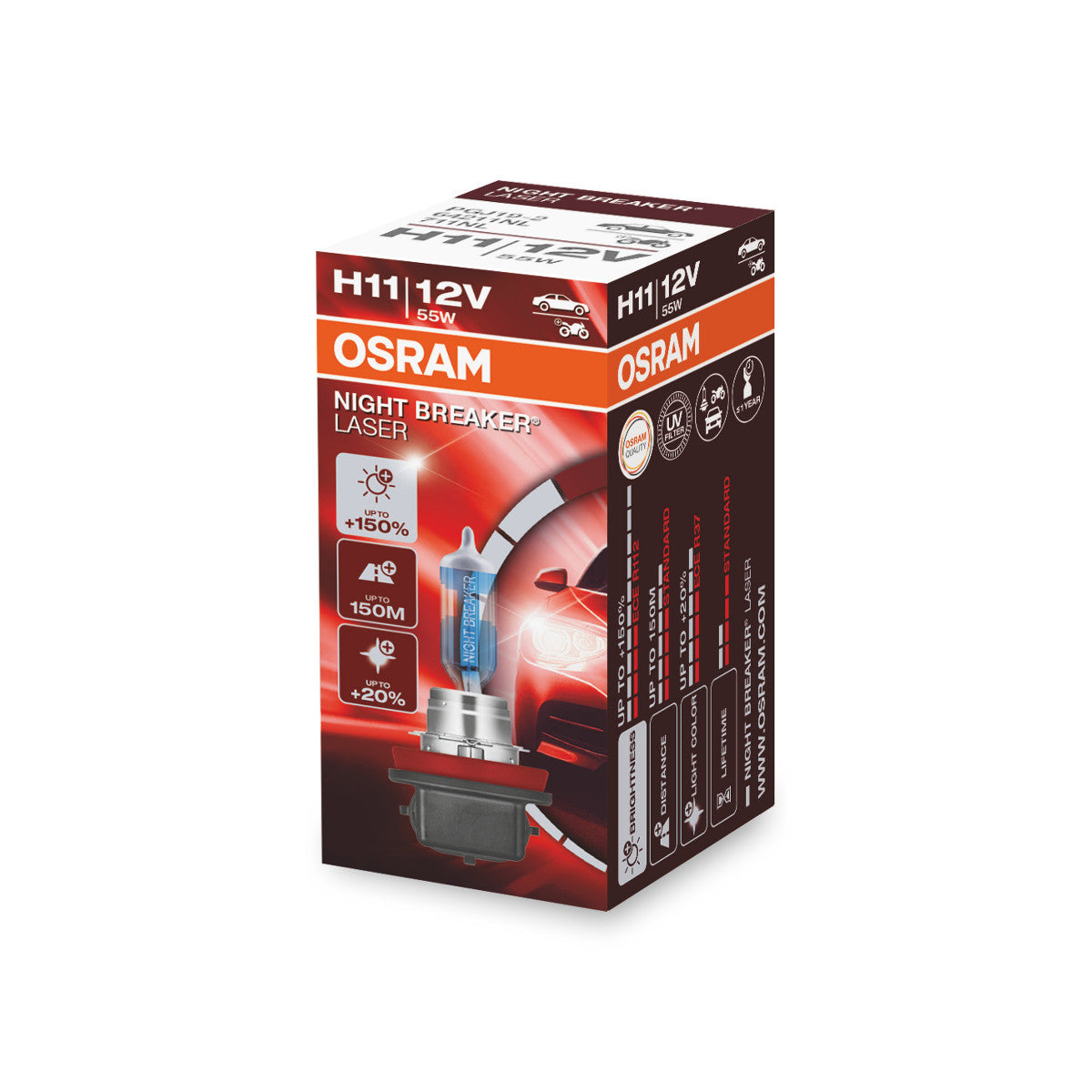 Osram Night Breaker® Laser H11 Pliant Boîte