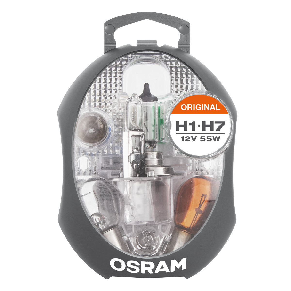 Boîte de lampe de rechange Osram pour la voiture - CLK H1 -H7 - Kit de lampe en voiture