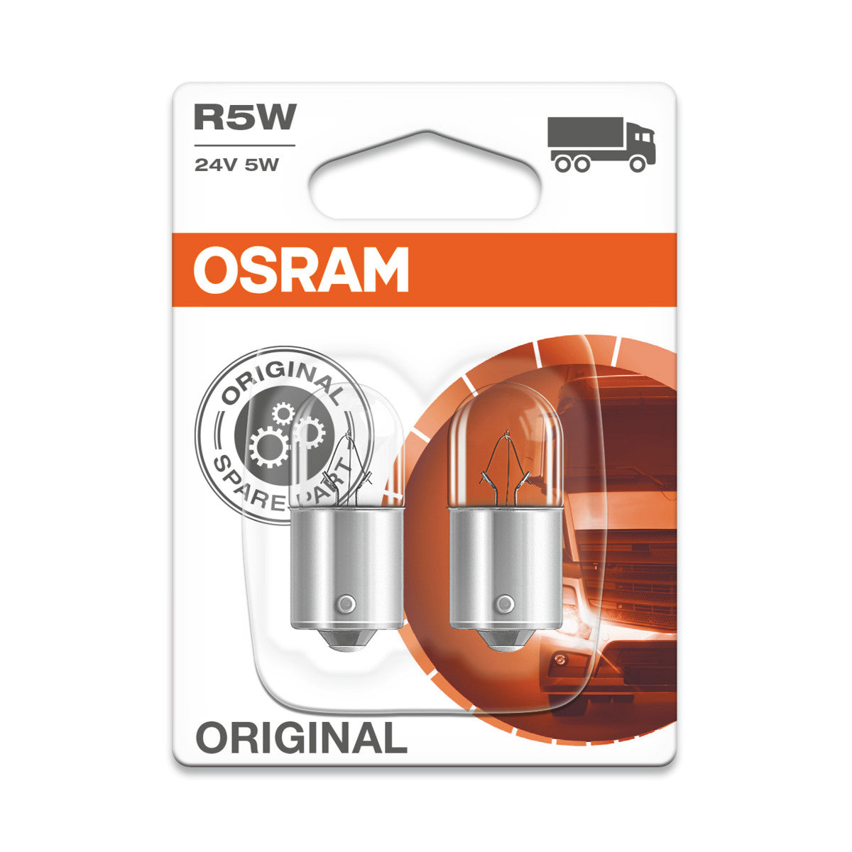 ORIGINATION OSRAM - Base métallique - R5W - lampe légère supplémentaire 24V
