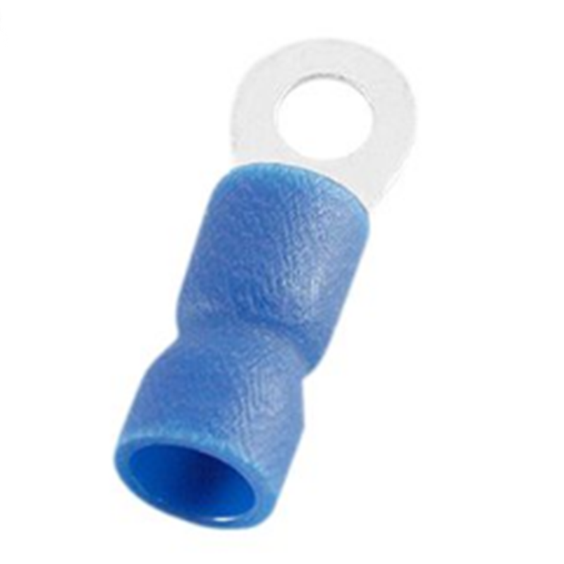 Cosse de câble à anneau Bleu 4,3mm #8 2,5mm2 - 10 pcs