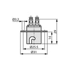 Jobinage de lampe BA15D Métal