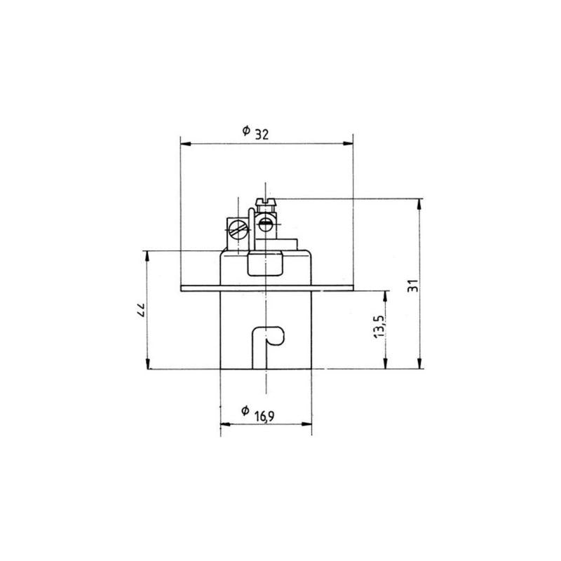 Métal de lampe de lampe BA15