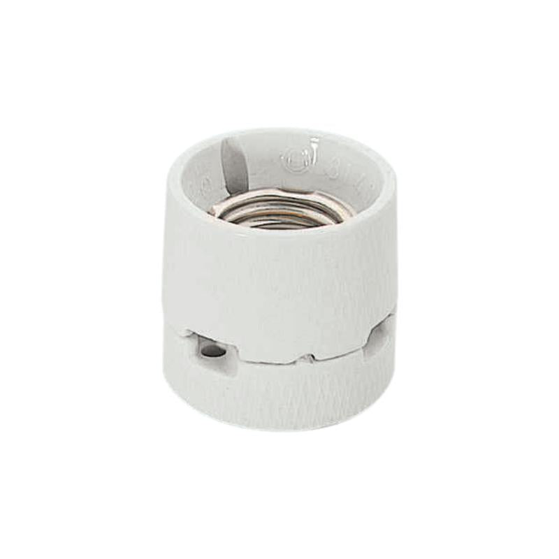 Lampes socket e27 50 mm céramique blanc