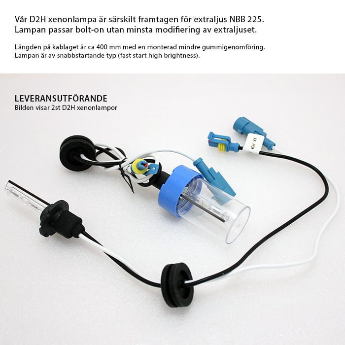 Lampe xénon D2H 50-70W Speedstart | Lumière supplémentaire