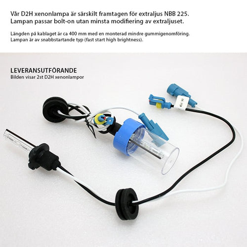 Lampe xénon D2H 50-70W Speedstart | Lumière supplémentaire