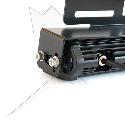 Support d'éclairage supplémentaire pour rampe LED X20 | Support encastré