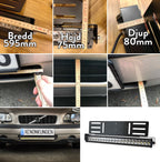 Support d'éclairage supplémentaire pour rampe LED X20 | Support encastré