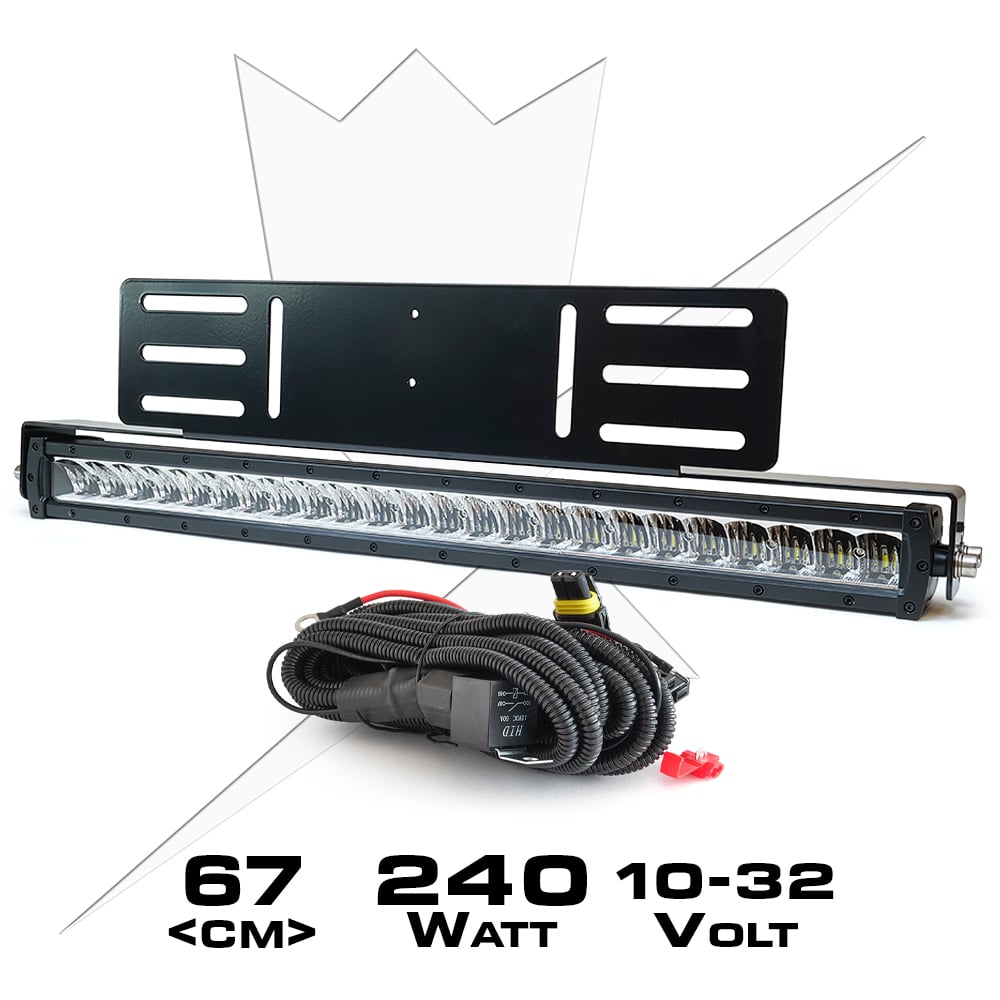 Pack Rampe Led LUXTAR® X24 Spot - Encastré | 240W