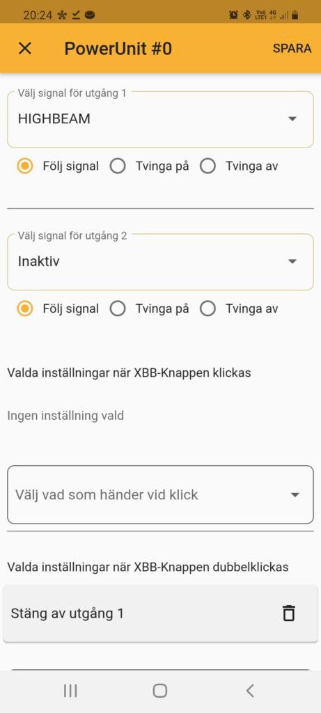 Bouton intelligent XBB