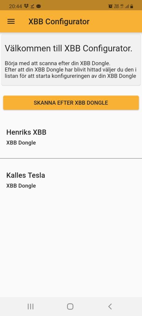 Bouton intelligent XBB