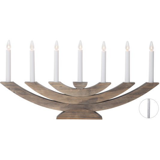 Ljusstake Navida Brun