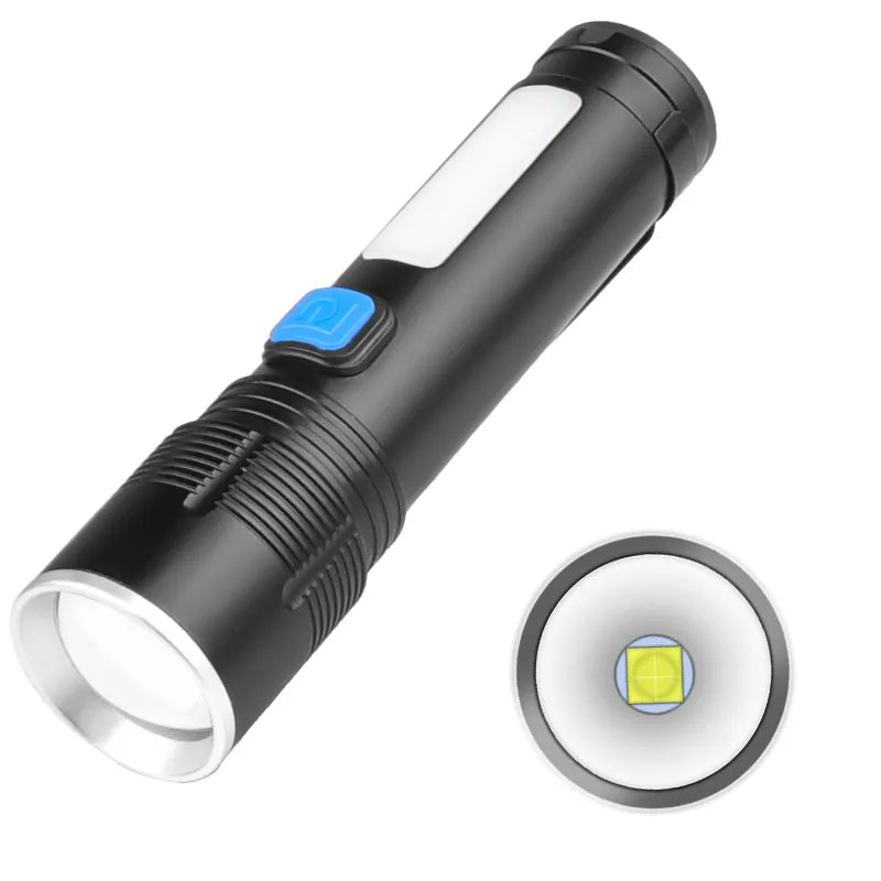 Lampe de poche LED - Ultraflash XHP & COB