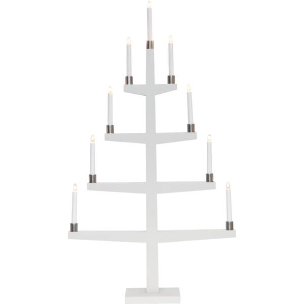 Ljusstake Tall Vit