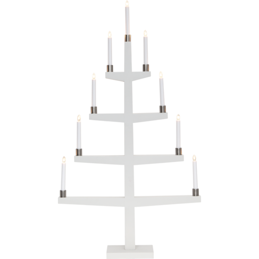 Ljusstake Tall Vit