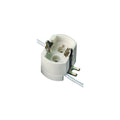 Pobines de lampes G12 4A 750V Céramique blanc