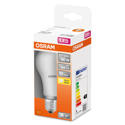 OSRAM LED-LAMPA RUND MATT (60) E27 KALLVIT