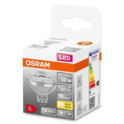 OSRAM LED-LAMPA REFLEKTOR MATT (50) GU5.3 36GR